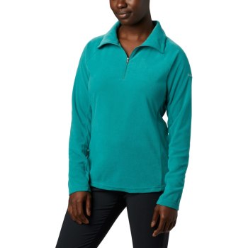 Columbia Ženske Majice S Kapuljačom - Glacial IV Half Zip Fleece Svijetlo Zelene | ISXZ-89073